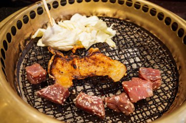 Japon Biftek Izgarası Ateş Mangalında