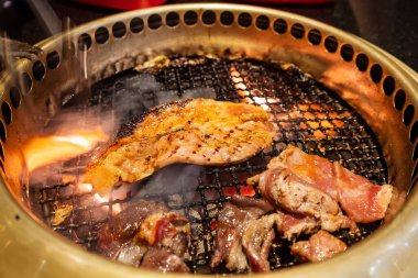 Japon Biftek Izgarası Ateş Mangalında