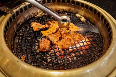 Japon Biftek Izgarası Ateş Mangalında