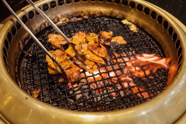 Japon Biftek Izgarası Ateş Mangalında