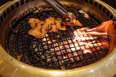 Japon Biftek Izgarası Ateş Mangalında