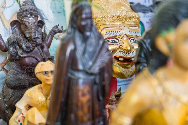Bangkok Thaïlande Septembre 2021 Nombreuses Statues Bouddha Ont Été Posées — Photo