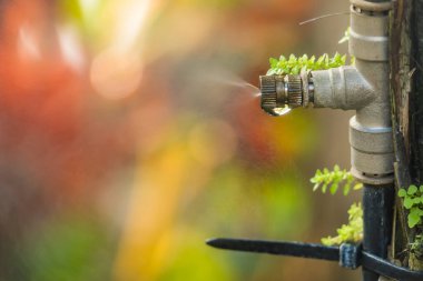 Sıcak havayı azaltmak için nemlendirici ve serinletici iklim yapmak için sis hortumu püskürtme sistemi