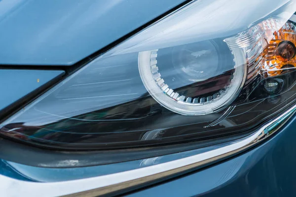 Car Headlight Technology Front Car — стоковое фото