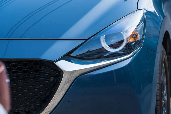 Car Headlight Technology Front Car — стоковое фото