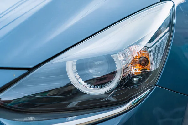 Car Headlight Technology Front Car — Foto de Stock