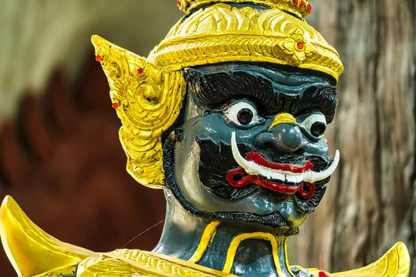 Nakhon Nayok Thailand April 2022 Statue Thao Wessuwan King Giants — ストック写真
