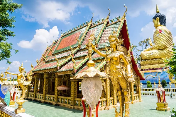 Nakhon Nayok Thailand April 2022 Thai Buddhist Church Maniwong Temple — Stock fotografie