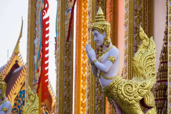 Bangkok Thailand April 2022 Engelsstatue Tempel Von Bangkok Thailand — Stockfoto