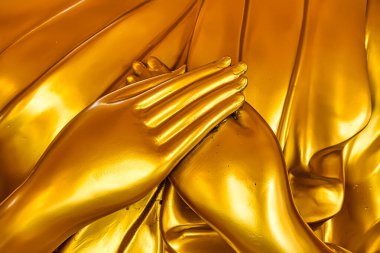 Nakhon Sawan, Thailand - March, 23, 2022 : Buddha statue at Shrine Serpent king Chan Sen Is a Chinese style temple Created for people to worship gods.