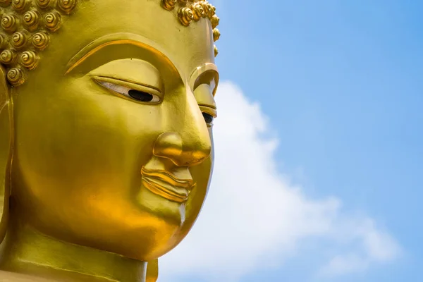 Lop Buri Thailand May 2022 Buddha Statue Wat Chaiyo Warawithan — Stock Photo, Image