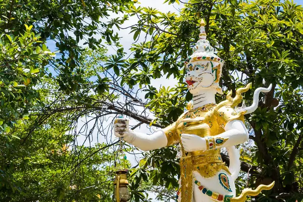 Lopburi Thailand Juli 2022 Stuck Traditionellen Thailändischen Stil Gigantische Statuen — Stockfoto