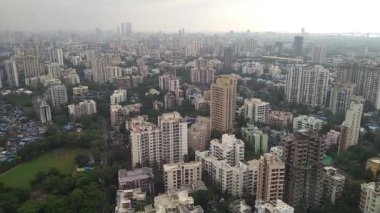 Hindistan, Mumbai metro şehri. 15 Mart 2022 Mumbai mimari tasarımı.