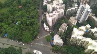 Hindistan, Mumbai metro şehri. 15 Mart 2022 Mumbai mimari tasarımı.