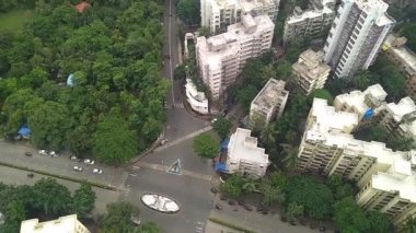 Hindistan, Mumbai metro şehri. 15 Mart 2022 Mumbai mimari tasarımı.