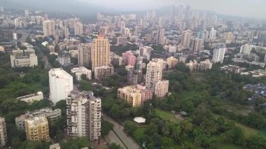 Hindistan, Mumbai metro şehri. 15 Mart 2022 Mumbai mimari tasarımı.