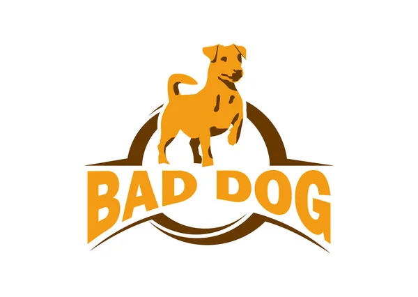 Hond Logo Sjabloon Vectorillustratie — Stockvector