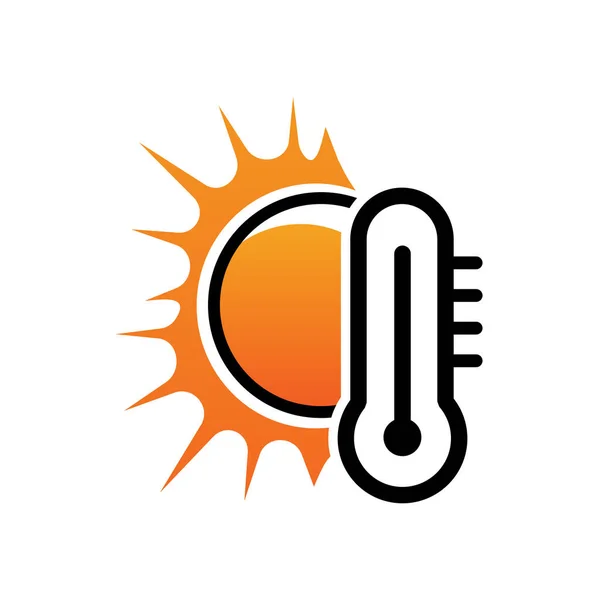 Heat Wave Symbol Logo Icon — стоковый вектор