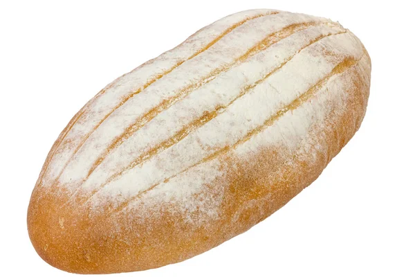 Loaf Bread Isolate White Background White Bread High Quality Photo — Stock Photo, Image