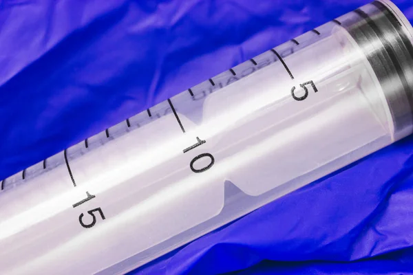 Measuring Scale Medical Syringe Disposable Medical Syringe High Quality Photo — Fotografia de Stock