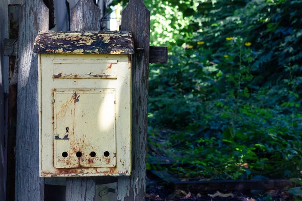 Old Mailbox Rusty Mailbox Countryside High Quality Photo — Stockfoto
