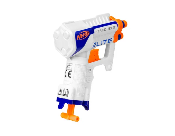 Ukraine Dnepr August 2022 Hasbro Nerf Elite Blaster Toy Blaster — Zdjęcie stockowe