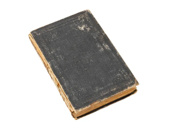 Libro Antiguo Aislado Sobre Fondo Blanco Cubierta Libro Viejo Portada — Foto de Stock