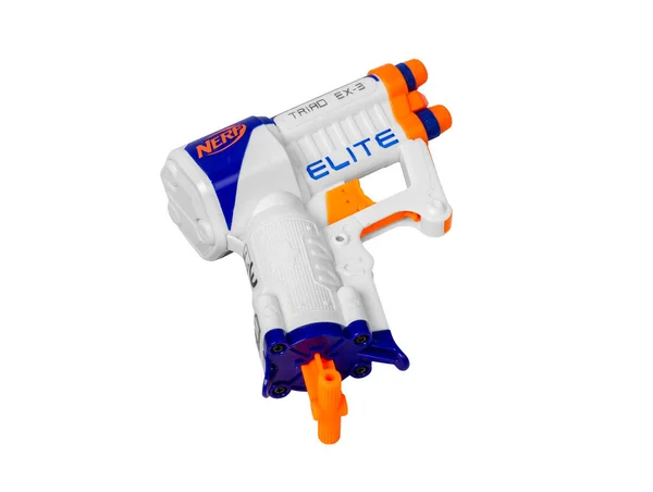 Украина Днепр Августа 2022 Года Бластер Hasbro Nerf Elite Игрушечный — стоковое фото