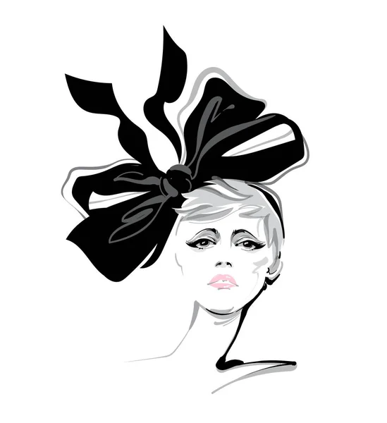 Ilustración Moda Hermosa Chica — Vector de stock