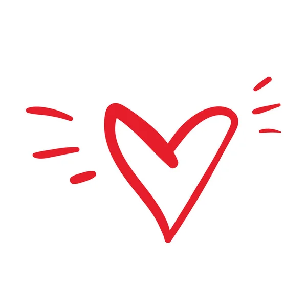 Cadeau Vectoriel Symbole Coeur Pour Saint Valentin — Image vectorielle