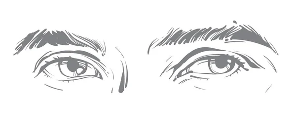 Genç bir adamın çizgisel çizimine bakın.