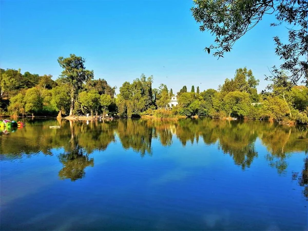 Scenic Beauty Nature Lake View Ayub Park Rawalpindi Pakistan — стокове фото