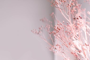 Kuru çiçeklerden ya da dallardan dekorasyon