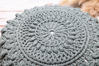 Örgü örme Yuvarlak Pamuk Yastığı