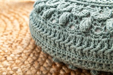 Örgü örme Yuvarlak Pamuk Yastığı