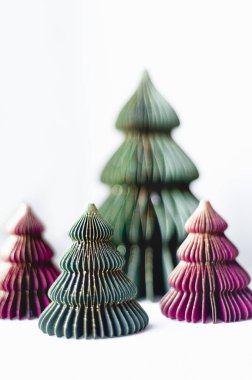 Moda kağıt Noel ağaçları