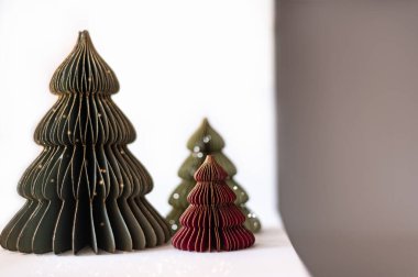 Moda kağıt Noel ağaçları