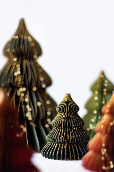 Moda kağıt Noel ağaçları — Stok fotoğraf