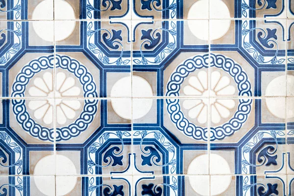 Walls with tiles Azulejo in Portugal Stock Photo