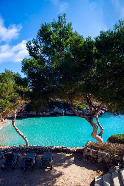 Spiaggia con acque azzurre a Palma — Foto Stock