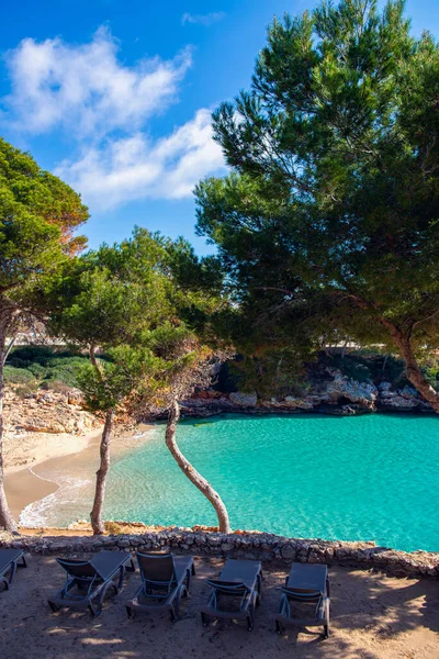 Spiaggia con acque azzurre a Palma — Foto Stock