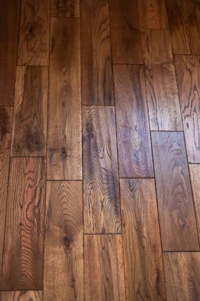 Solid oak wood flooring — Stock Photo, Image