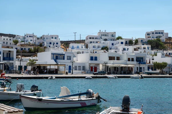 Panormos Tinos Greece July 2022 Bay Village Panormos Cycladic Houses — Stockfoto