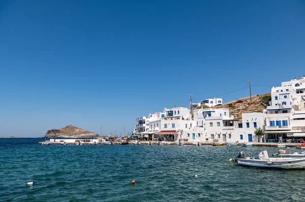 Panormos Tinos Greece July 2022 Bay Village Panormos Cycladic Houses — 图库照片