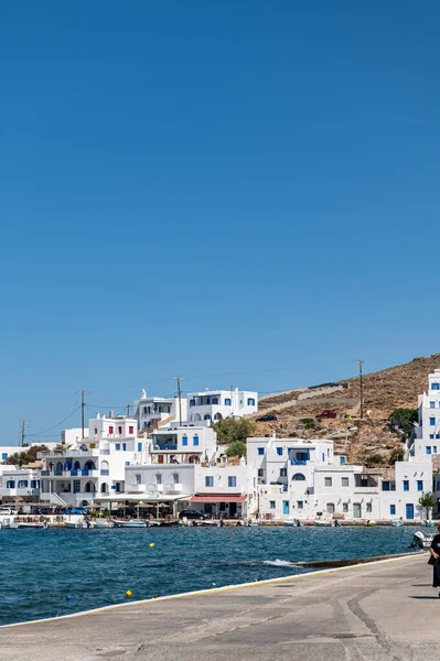 Panormos Tinos Greece July 2022 Bay Village Panormos Cycladic Houses — Stockfoto