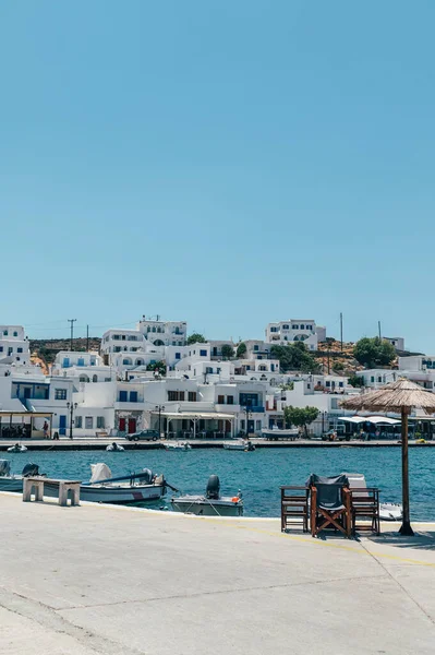 Panormos Tinos Greece July 2022 Bay Village Panormos Cycladic Houses — Stockfoto