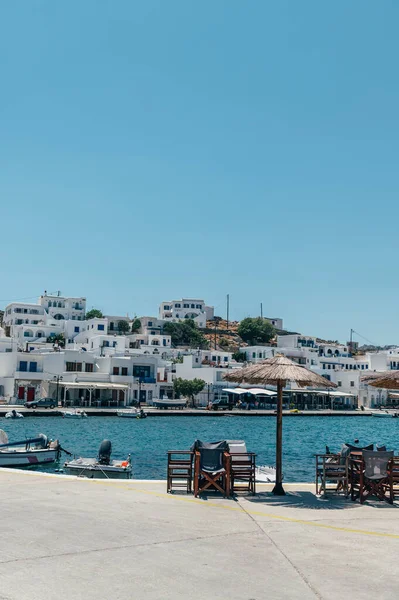 Panormos Tinos Greece July 2022 Bay Village Panormos Cycladic Houses — 图库照片