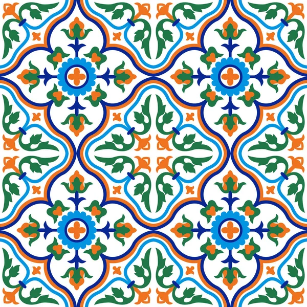 Seamless Moorish Traditional Vector Ornament — Stock Vector