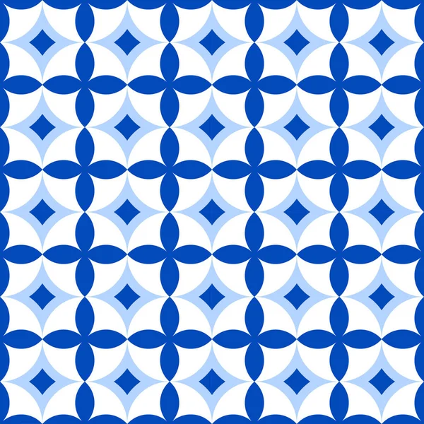 Portekiz fayanslarıyla kusursuz desen. Vektör çizimi. Portekiz vektör kiremitleri deseni. Talavera deseni. Azulejos Portekiz. Türk süsü. Fas fayans mozaiği. İspanyol porseleni.