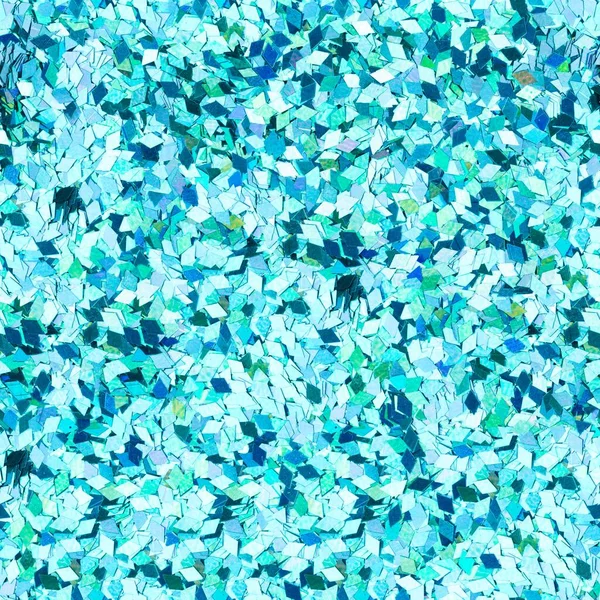 Lichtblauwe glitter, glinsterende confetti textuur. Kerst abstracte achtergrond. Ideaal naadloos patroon. — Stockfoto